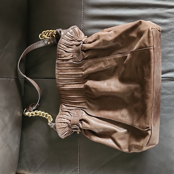 Badgley Mischka Brown purse - Picture 4 of 9